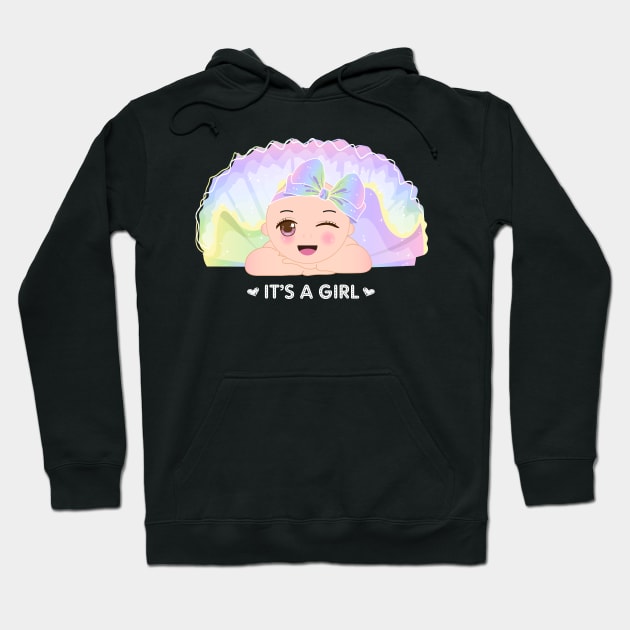 It's a Girl Hoodie by Riczdodo